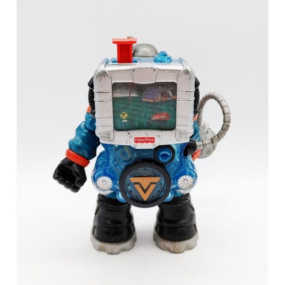 Rescue Heroes Jake Justice w/Voice Tech Pack Fisher Price Mattel 1999 - Picture 3 of 5